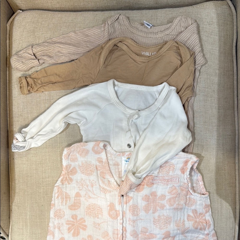 Baby Clothing Bundle in Neutral and Pink